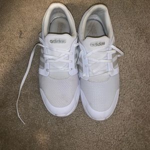 White adidas sneakers